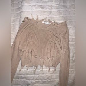 Tan Sweater Size M!
